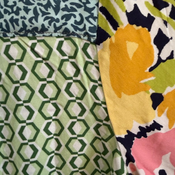 Anthropologie Maeve The Paz Mixed Print Button down Top Dogs - Picture 13 of 15